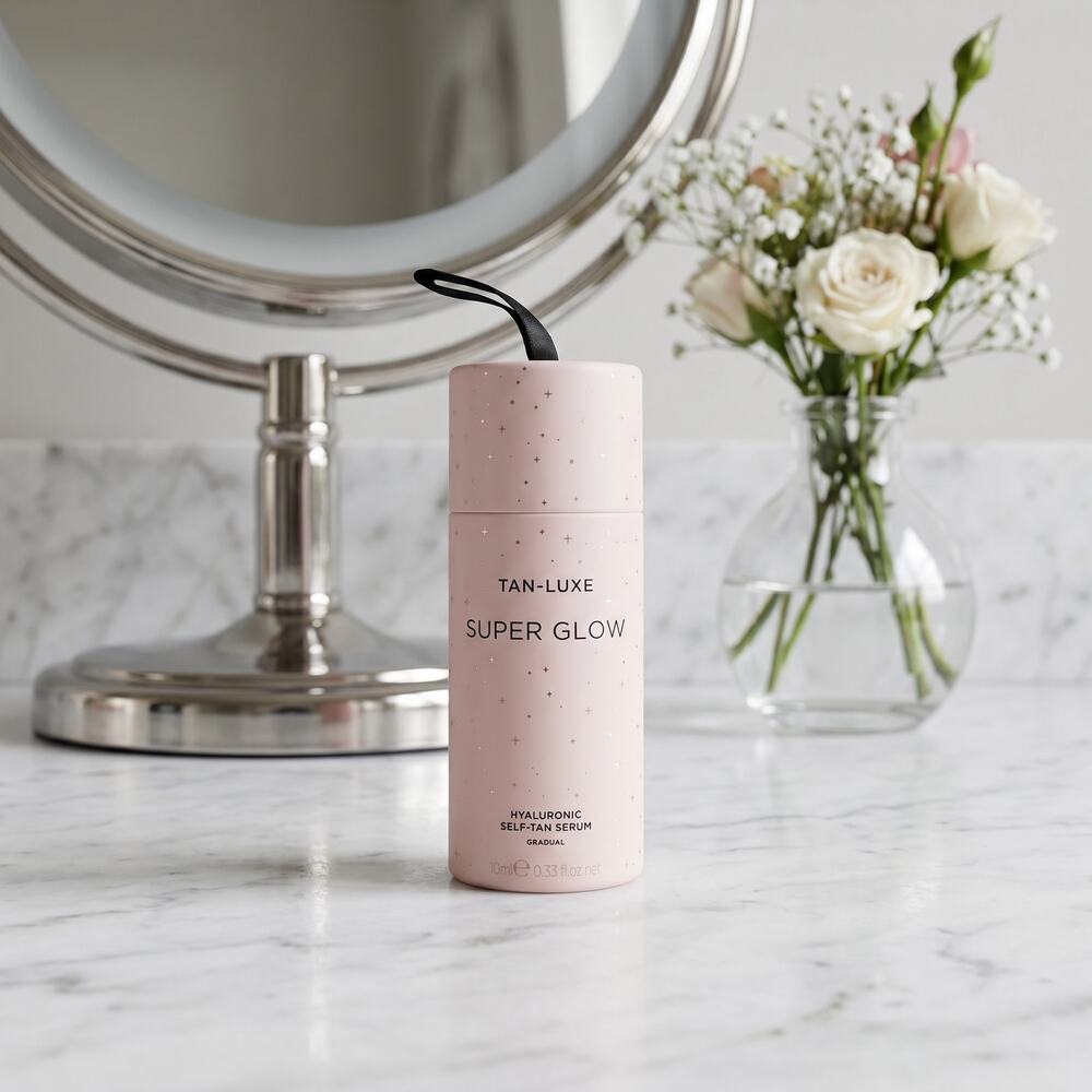 Tan-Luxe Super Glow Hyaluronic Self Tan Serum 10ml Travel NIB